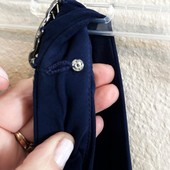 Ralph Lauren Blue Evening Dress with Rhinestone Accents *WORN ONCE!* - Picture 12 of 13